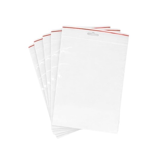 Torebki strunowe zapinane 100 x 120 mm - 100 szt. -zdjęcie numer 3