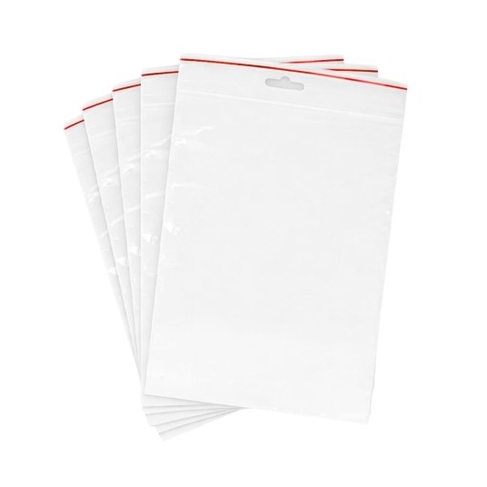 Torebki strunowe zapinane 120 x 180 mm - 100 szt. -zdjęcie numer 3