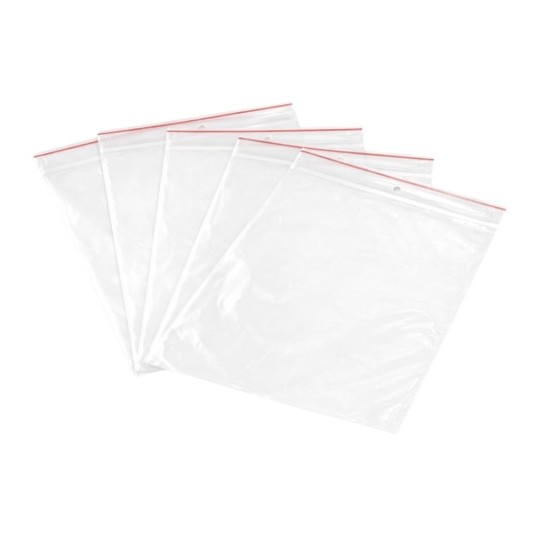 Torebki strunowe zapinane 300 x 400 mm - 100 szt. -zdjęcie numer 3