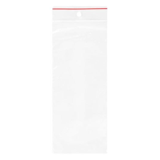 Torebki strunowe zapinane 80 x 180 mm - 100 szt. -zdjęcie numer 1