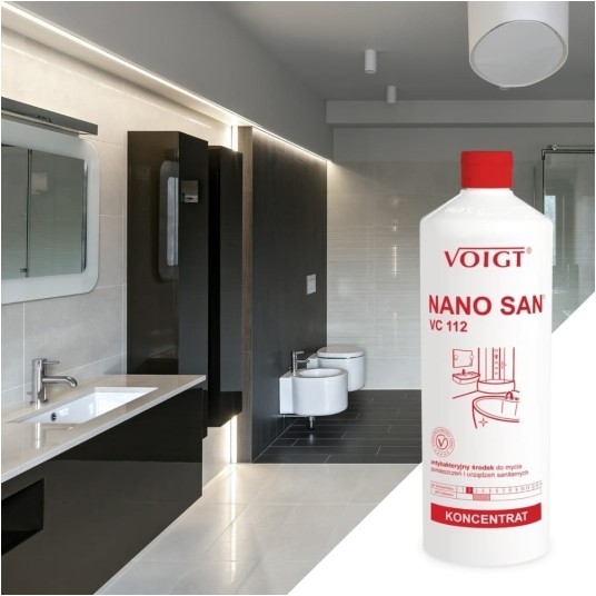 VC 112 Nano San - do mycia i dezynfekcji łazienki - koncentrat 1 l -zdjęcie numer 3