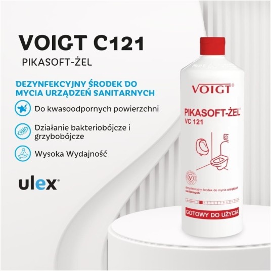 VC 121 Pikasoft - Żel do toalet - 1 l -zdjęcie numer 2