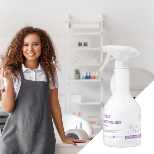 VC 410R Dezopol-Med - do dezynfekcji powierzchni - spray 600 ml -zdjęcie numer 3