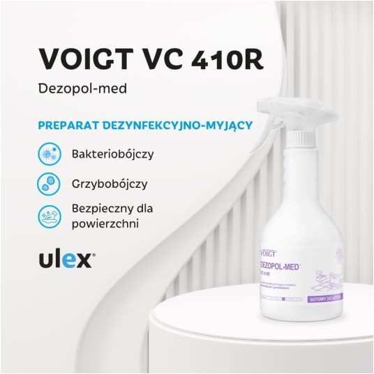 VC 410R Dezopol-Med - do dezynfekcji powierzchni - spray 600 ml -zdjęcie numer 2
