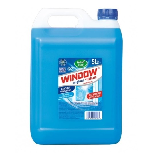 Window Plus - płyn do szyb i luster - Ammonium 5 l -zdjęcie numer 1