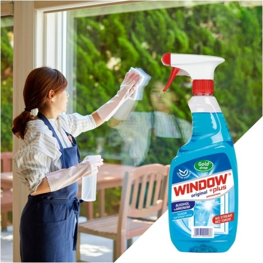 Window Plus - płyn do szyb i luster - Ammonium spryskiwacz 750 ml -zdjęcie numer 2