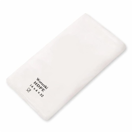 Woreczki foliowe hdpe 14 x 32 cm - 9 μm - opakowanie 0,55 kg -zdjęcie numer 1