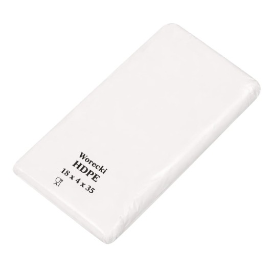 Woreczki foliowe hdpe 18 x 35 cm - 9 μm - opakowanie 0,75 kg -zdjęcie numer 1