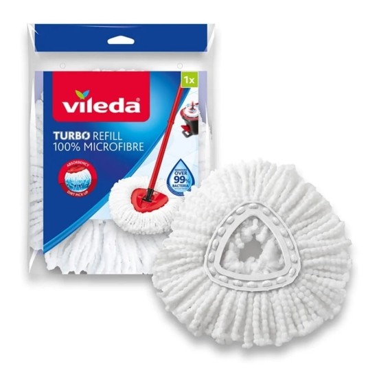 Zapas do mopa obrotowego - Turbo Refil Microfibre - Vileda Professional -zdjęcie numer 1