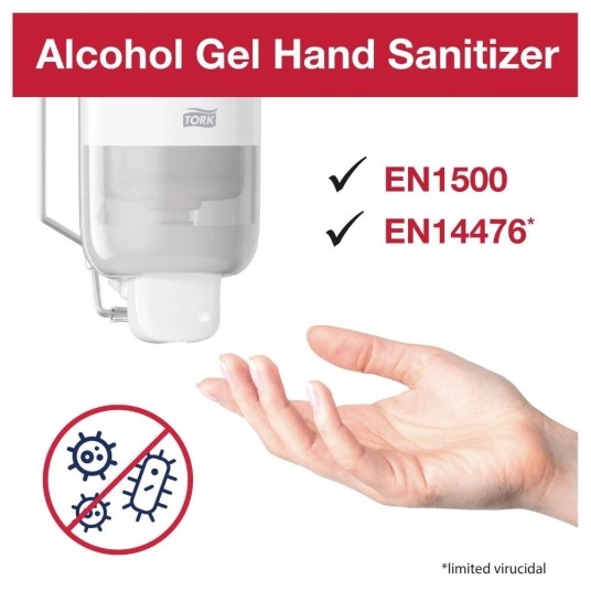 Żel do dezynfekcji Tork 420108 - na bazie alkoholu - system S1 - 1000 ml -zdjęcie numer 7