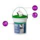 Czyściwo Tork 190594 - małe wiaderka i wkłady - białe - 15,7 m - do powierzchni - 4 szt - system W15 -zdjęcie numer 5