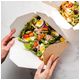 Kartonik Lunch Box 20 x 14 x 6 cm - 1600 ml - 50 szt. -zdjęcie numer 2