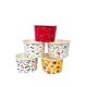Kubeczki papierowe na lody i desery - Memphis mix kolorów - 130 ml -zdjęcie numer 3