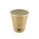 Kubek papierowy 0% plastiku - kraft - 250 ml - 50 szt. -zdjęcie numer 3