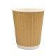 Kubek papierowy z podwójną ścianką 0% plastiku - Kraft - 250 ml - 25 szt. -zdjęcie numer 1