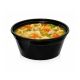 Miska na zupę - czarna z uchwytami EASY HANDLE - 460 ml - 50 szt. -zdjęcie numer 2