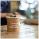 Pojemnik papierowy Food to Go - PLANT - ekologiczny - 500 ml - 25 szt. -zdjęcie numer 4