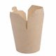 Pojemnik papierowy zamykany - noodle box / kebab box - kraft - 1000 ml - 50 szt. -zdjęcie numer 1