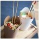 Pojemnik papierowy zamykany - noodle box / kebab box - kraft - 750 ml - 50 szt. -zdjęcie numer 2