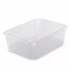 Pojemnik przezroczysty prostokątny PP 570 - 18,5 x 13 x 6 cm - 1l - 50 szt. -zdjęcie numer 1