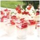 Pojemniki do deserów finger food - piramida 200 ml - 50 szt. -zdjęcie numer 2