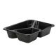 Pojemniki obiadowe do zgrzewu - 227x178x50 mm - trójdzielne - 80 szt. -zdjęcie numer 1