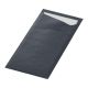 Poszetki Duni Sacchetto® z serwetką Tissue - 8,5 x 19 cm - Czarne - 100 szt -zdjęcie numer 5