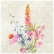Serwetka TISSUE - Floret 195830 - 33x33 cm - 50 szt. -zdjęcie numer 1