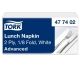 Serwetki lunchowe Tork 477402 - białe - składka 1/8 - 32,8 cm - 200 szt. -zdjęcie numer 1