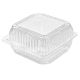 SL 25 N - pojemnik na ciasto - 12,5 x 12,5 x 8 cm - rPET - z recyklingu - 100 szt. -zdjęcie numer 1