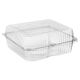 SL 70 - pojemnik na ciasto - 17 x 17 x 7,5 cm - PET - 50 szt. -zdjęcie numer 1