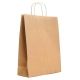 Torby papierowe z uchem - cateringowe - 32 x 12 x 41 cm - kraft - 200 szt. -zdjęcie numer 1