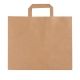 Torby papierowe z uchem - cateringowe - 32 x 22 x 25 cm - kraft - 250 szt. -zdjęcie numer 1