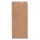 Torebki na pieczywo - fałdowe papierowe - brązowe - 27 x 12 x 5 cm - 1000 szt. -zdjęcie numer 1