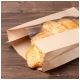 Torebki na pieczywo z okienkiem - fałdowe papierowe - brązowe - 29 x 15 x 6 cm - 1000 szt. -zdjęcie numer 3