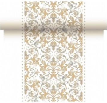Bieżnik Dunicel w roli - 40 cm x 24 m - Festiva White 184798