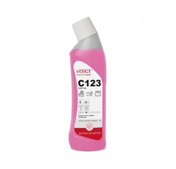 C123 Sanit Gel - Bieżące mycie urządzeń sanitarnych - 750 ml