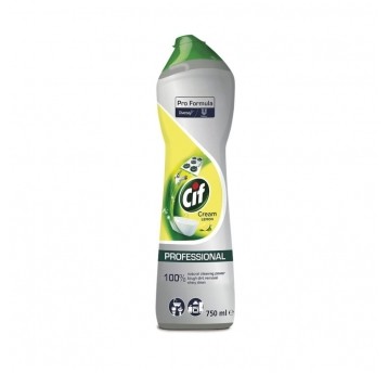 CIF Professional Cream Lemon - mleczko do czyszczenia - cytrynowe 750 ml