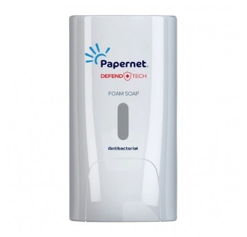 Dozownik do mydła w pianie Papernet 416150 -Defend Tech - biały - 0,5 l