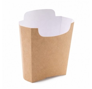 Kartonik na frytki - kraft - 200 g - 50 szt.