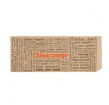 Koperta hot-dog 21,5 x 8,5 cm - kraft - 200 szt.