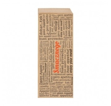 Koperta hot-dog francuski 17 x 7,5 cm - kraft - 200 szt.