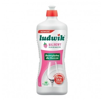 Ludwik - płyn do mycia naczyń - malina 0,9 l