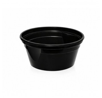 Miska na zupę - czarna z uchwytami EASY HANDLE - 460 ml - 50 szt.