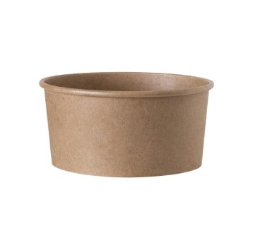 Miski papierowe na zupę - kraft - 500 ml - 50 szt.