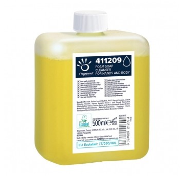 Mydło w pianie Papernet 411209 - wkład do dozownika - 500 ml
