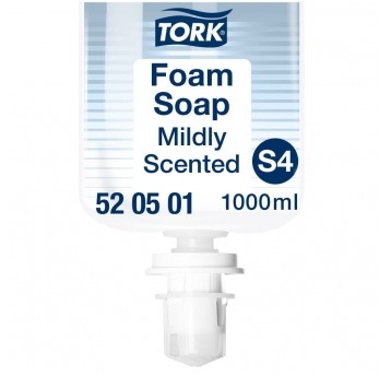 Mydło w pianie Tork 520501 - delikatne - system S4 - 1000 ml