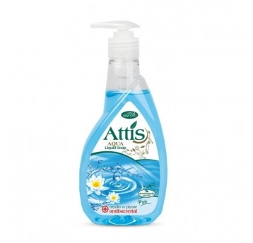 Mydło w płynie Attis - antybakteryjne z pompką - 400 ml