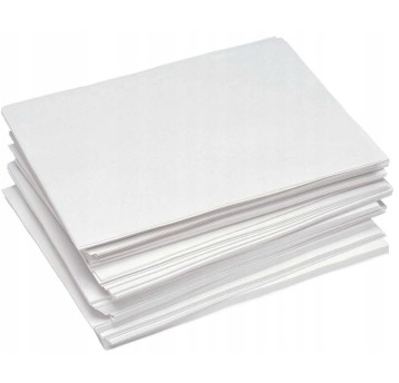 Papier pakowy cięty - pół pergamin - biały - 35 x 50 cm - 10 kg