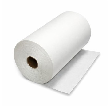 Papier pakowy w roli - powlekany polietylenem - biały - szerokość 35 cm - 10 kg